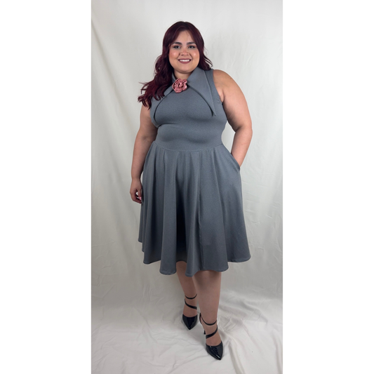 Dramatic Collar Sundress