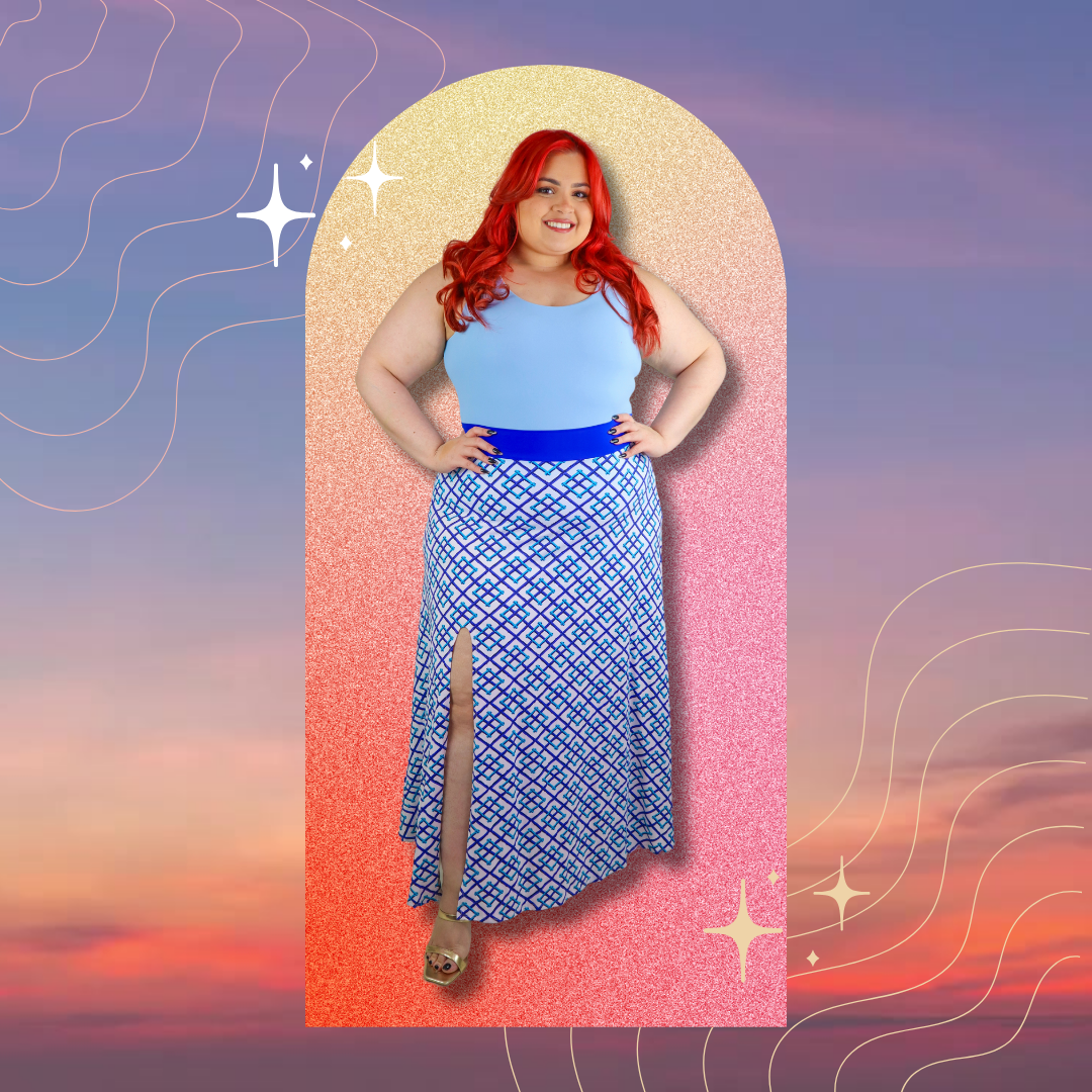 A LIST MAXI SKIRT