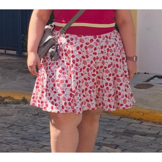 Serene skirt / strawberries