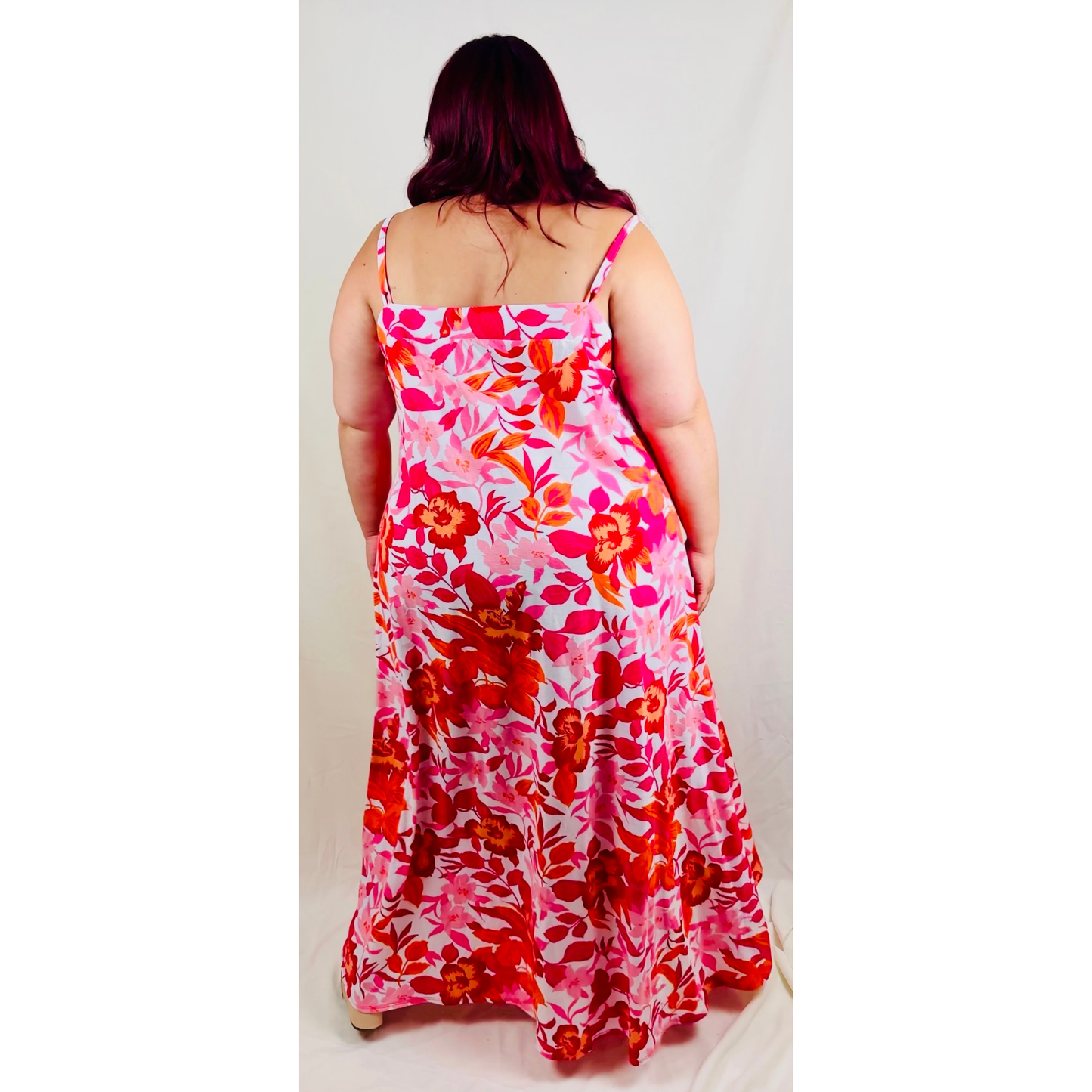 Vibrant Maxi Dress-2X/3X One of a Kind